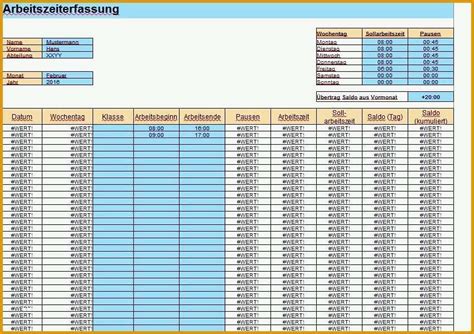 Unvergleichlich Excel Arbeitszeitnachweis Vorlagen Vorlage
