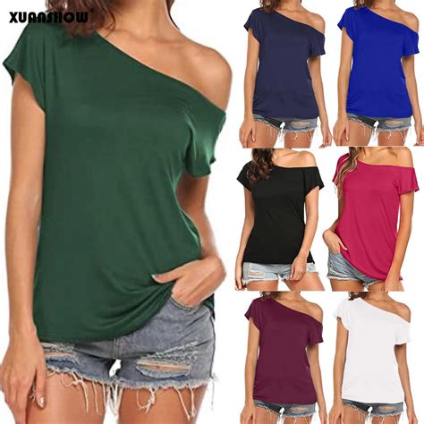 Xuanshow T Shirt Manches Courtes Pour Femme V Tement Estival Et D