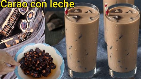 Como Hacer Fresco De Carao Con Leche Youtube