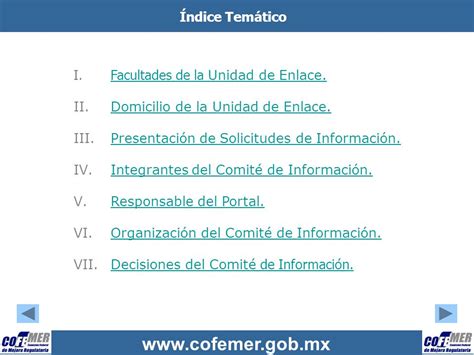 Unidad De Enlace Y Comit De Informaci N Comisi N Federal De Mejora