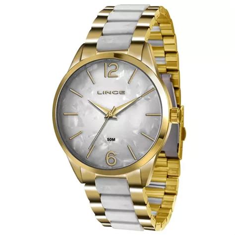 Reloj Dorado Lince Para Mujer Lrt L B Bk Mercadolibre