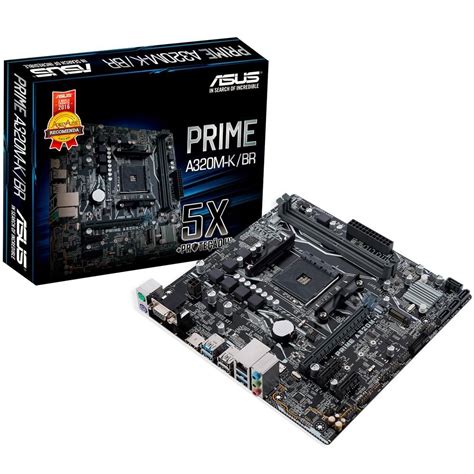 Placa Mãe Asus Am4 Prime A320m Kbr Ddr4 Chipbyte Informática