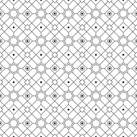 Premium Vector | Geometric islamic seamless pattern background ...