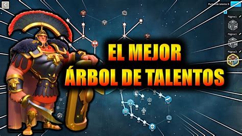 Escipion Rbol De Talento Rise Of Kingdoms En Espa Ol Youtube