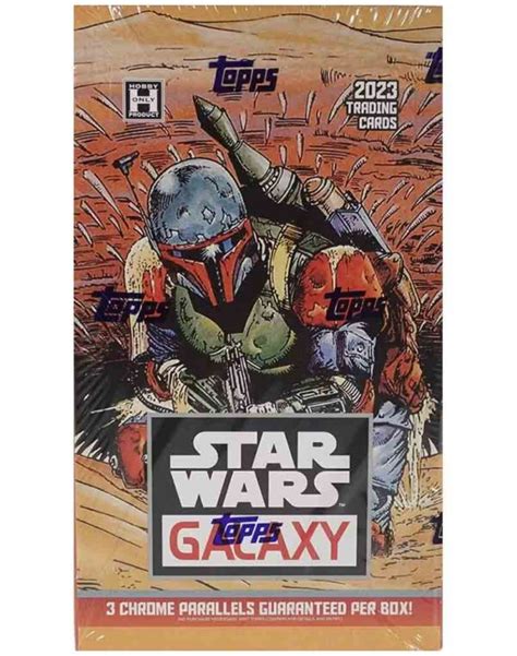 2023 Topps Star Wars Galaxy Chrome Hobby Box Diggaz Trading Cards