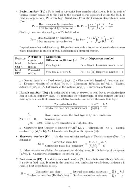 Dimensionless Numbers Pdf