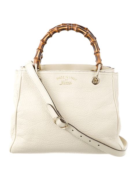 Gucci Small Bamboo Shopper Tote Neutrals Totes Handbags GUC1255605