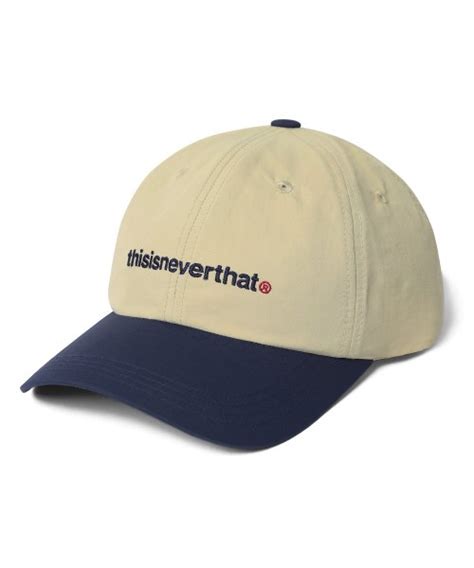 Musinsa Thisisneverthat Supplex Sport T Logo Cap Beige Navy