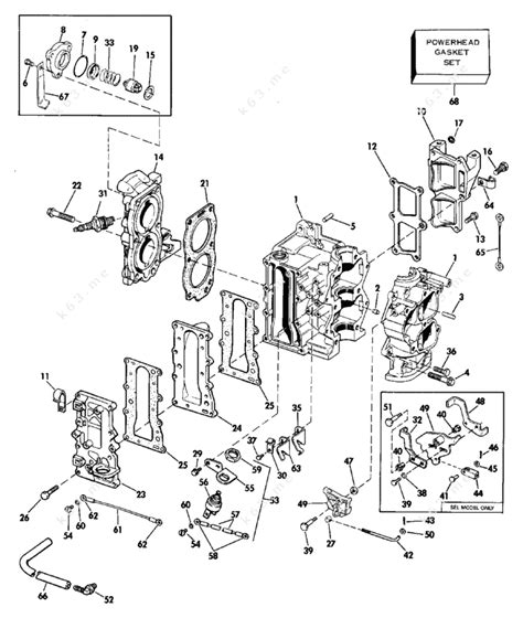 Evinrude 1989 9 90 TE10ELCES Cylinder Crankcase Parts Catalog