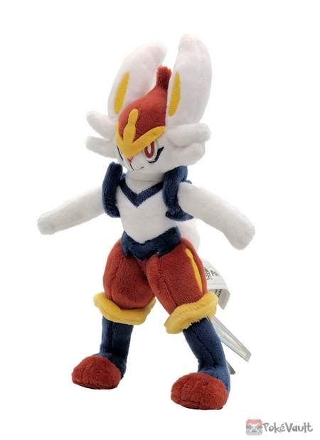 Pokemon Center 2021 Cinderace Small Posing Plush Toy