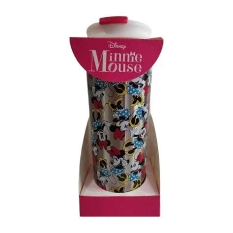 Vaso Mug Metálico Minnie Mouse Disney Térmico Café Té Cuotas sin interés