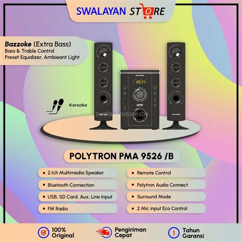 Jual Polytron Multimedia Speaker Pma Garansi Resmi Shopee Indonesia