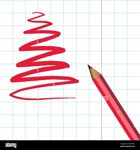 Christmas Tree Pencil Sketch