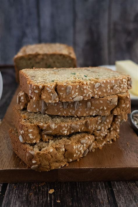 Gluten Free Multi Seed Oat Flour Bread A Light Crust On The Outside