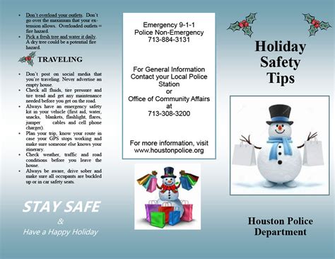 HPD: Holiday Safety Tips – Gulfton Management District