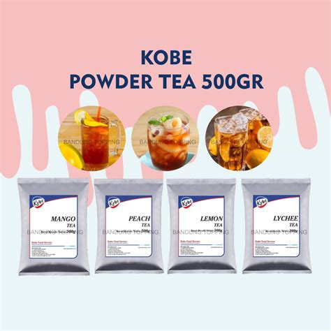 Jual Kobe Powder Tea Kemasan Gr Shopee Indonesia