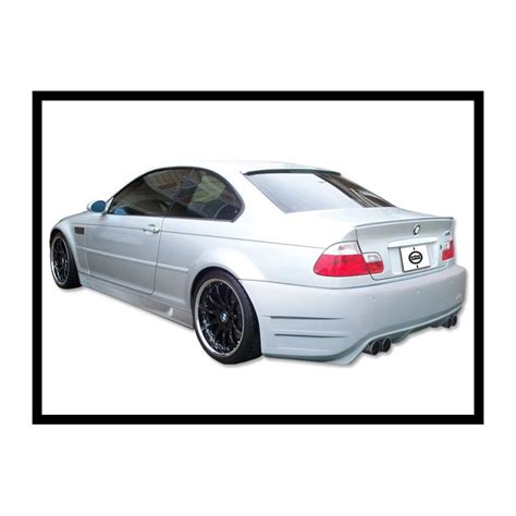 Rear Bumper Bmw E46 Coupe 98 05 Double Exhaust Bimar Tuning