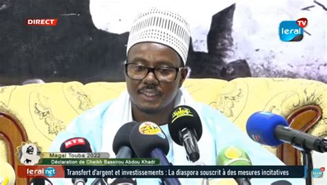 🔴en Direct De Touba Déclaration De Serigne Bassirou Mbacke Abdou