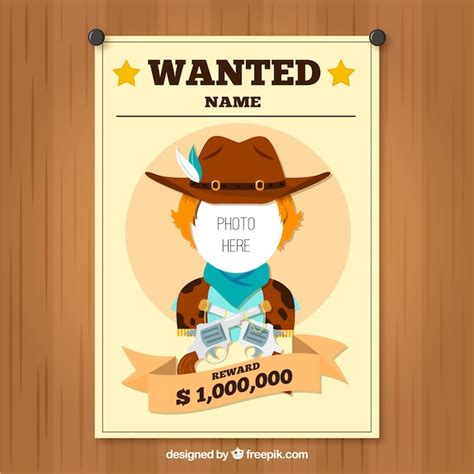 Wanted Poster Kostenlose Vektoren, Fotos und PSD-Dateien