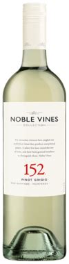 Noble Vines 152 Pinot Grigio 750ML Bremers Wine And Liquor