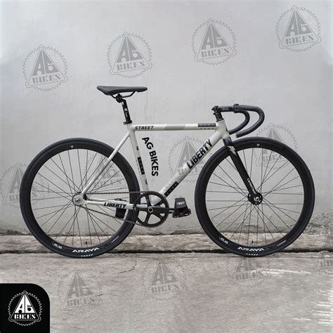 Jual Sepeda Fixie Terlaris Liberty Street V5 Alloy Ringan Dan Kokoh