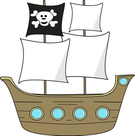 Cartoon Pirate Ship Clip Art - ClipArt Best