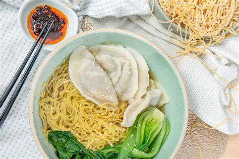 Vegetarian Dumpling Noodle Soup | Asian Inspirations