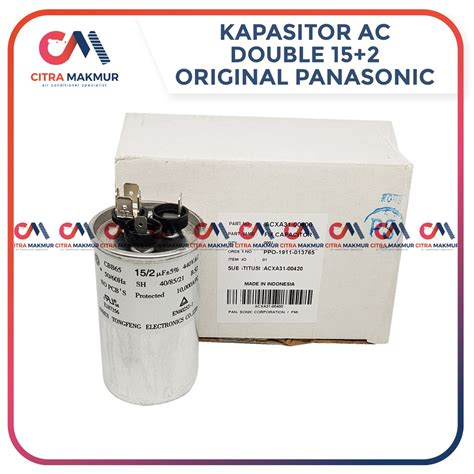 Kapasitor Ac Panasonic Original Double Uf Capasitor Air