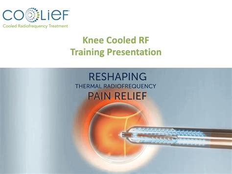 Coolief Cooled Radiofrequency Virtual Education Avanos Pain Management