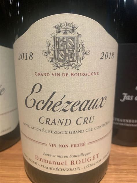 2018 Emmanuel Rouget Echezeaux France Burgundy Côte de Nuits