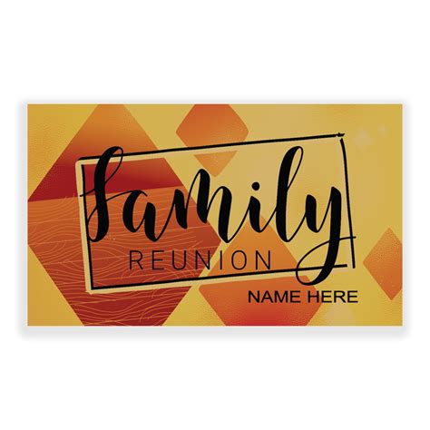 Reunion 5x3 Banner Gold - Reliable Banner