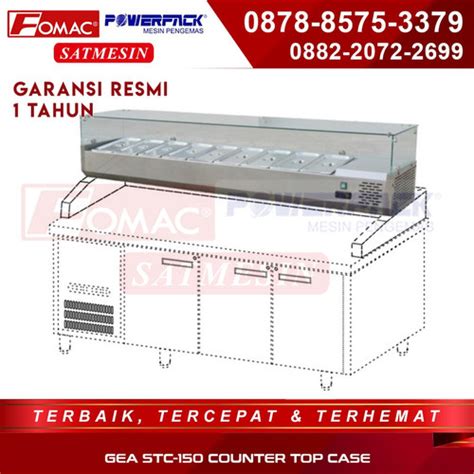 Jual Gea Stc Counter Top Case Kabinet Sayur Salad Kota Tangerang