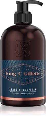 King C Gillette Beard Face Wash Shampoing Pour Barbe Notino Fr