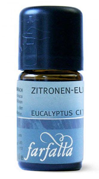 Therisches L Zitronen Eukalyptus Bio Eucalyptus Citriodora Ml