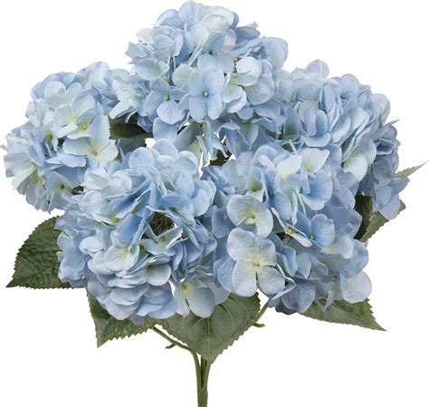 Amazon de Künstliche Hortensie Blumen Real Touch Kunstblumen Wie Echt