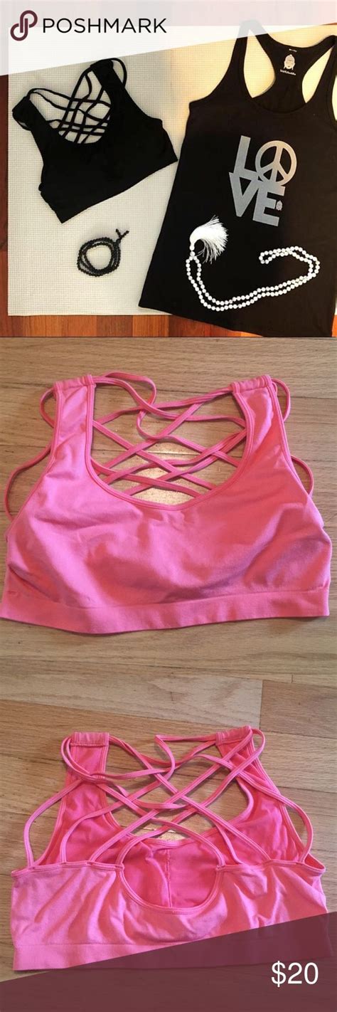 Slightly Buddha Yoga Bra Top • Bnwot Gorgeous Grapefruitmelon Color