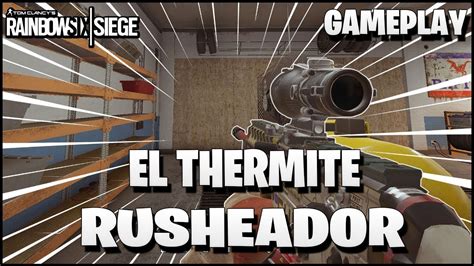 El Thermite Rusheador Phantom Sight Caramelo Rainbow Six Siege