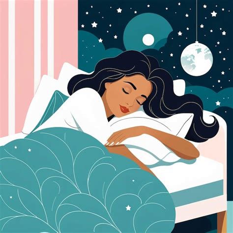 Premium Photo Vector Of World Sleep Day Illustration With Woman