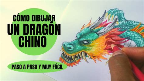 Te Digo C Mo Se Dibuja Un Dragon Chino A Color Paso A Paso Muy F Cil