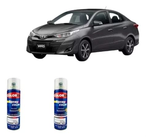 Tinta Spray Automotiva Cinza Granito Toyota 1g3 Verniz Parcelamento