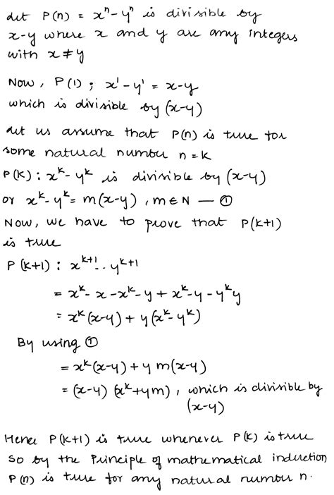 For Any Natural Number N X N Y N Is Divisible By X Y Where X And Y Are Any Integers With X Neq Y