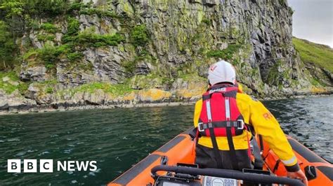 Man Rescued After 24 Hours Stuck On Remote Highland Cliff Bbc News