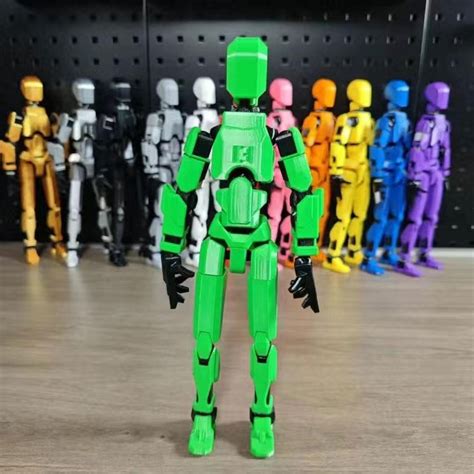 Action Figure Multi Jointed Movable Robot D Printed Mannequin Toys