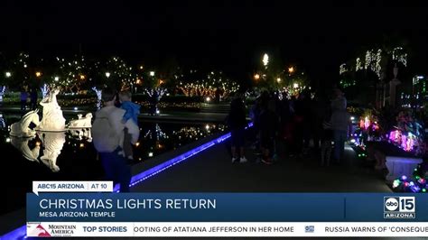 Mesa Arizona Temple Christmas Lights returns, here’s what you need to know