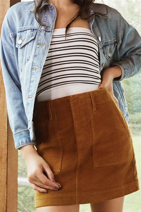 11 Ways To Style A Corduroy Skirt This Season Fashion Clothes