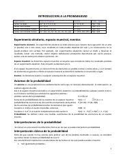 INTRODUCCION A LAS PROBABILIDADES Pdf INTRODUCCION A LA PROBABILIDAD