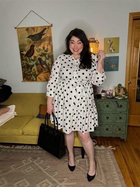 Plus Size Polka Dot Dress Ways