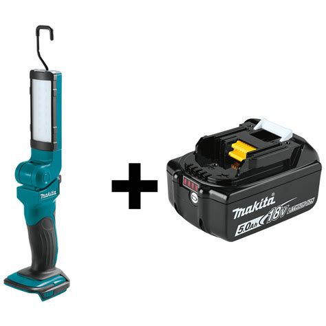 MAKITA, 18V LXT, Battery Included, Cordless Flashlight - 385JP2|DML801 ...