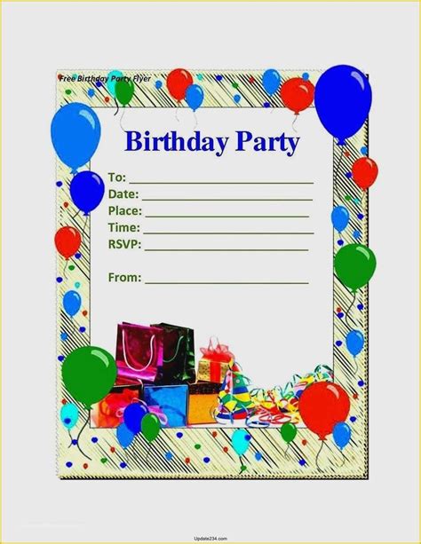 Free Birthday Card Templates For Word Of Blank Birthday Card Template