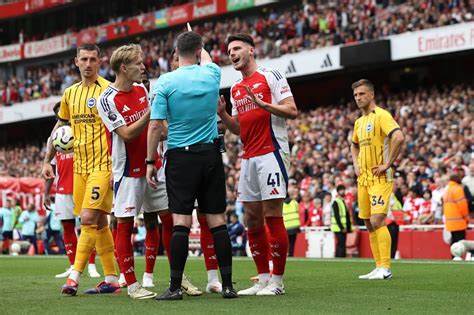 Rice Praised By Opponent For His Red Card Reaction